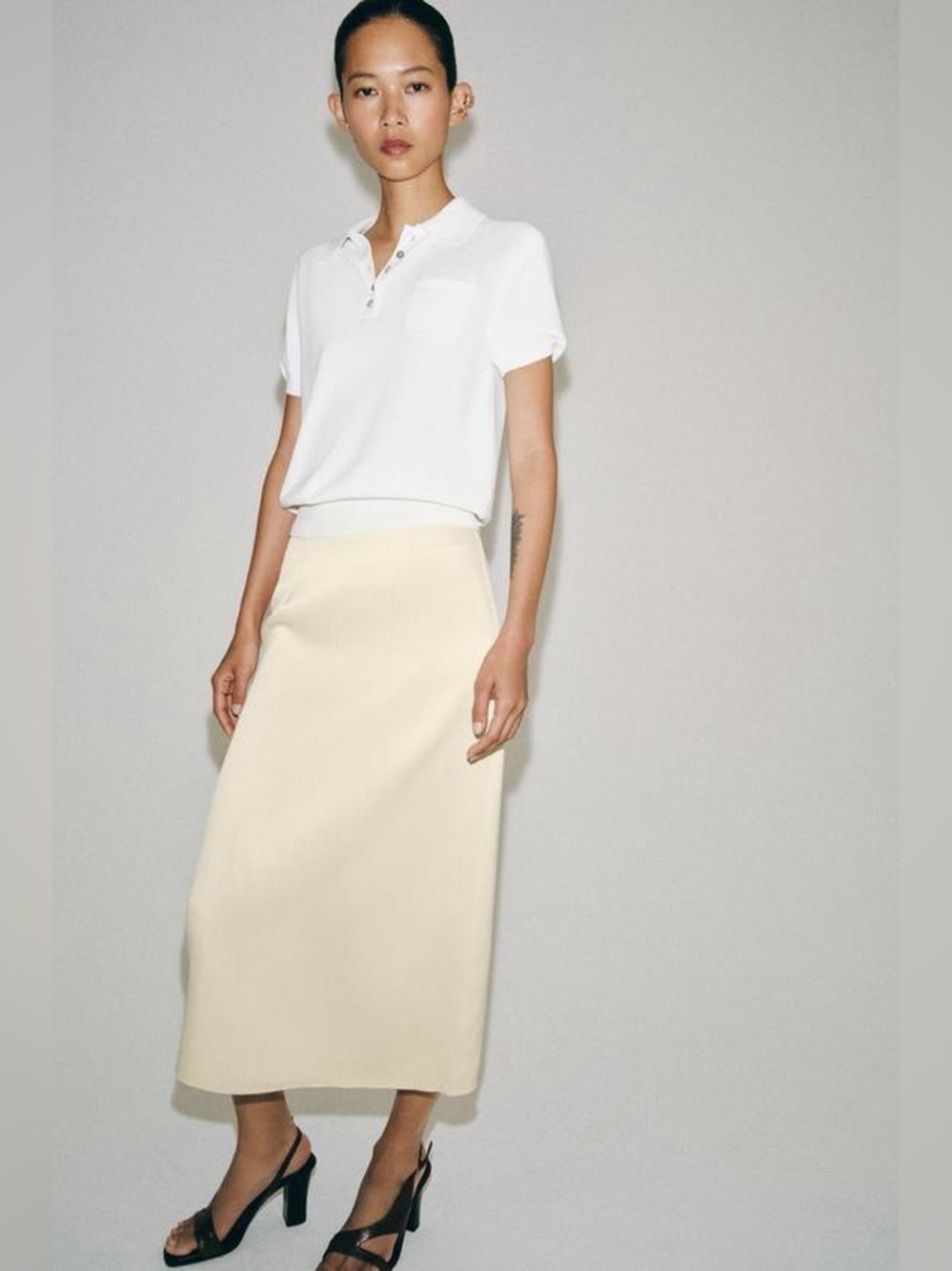 Zara viral midi skirt
